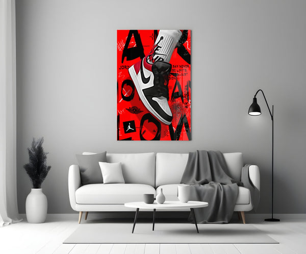 Air Jordan Glass Wall Art || Designers Collection – Insigneart EU