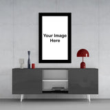 Umrandeter individueller Druck auf Glas - - Bordered Vertical Custom Glass Print / Multi / 46x72 cm