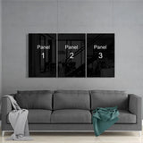 Individuelles Mega Glas-Wandbild - Custom / - Mega Custom Glass Wall Art / 140x72 cm