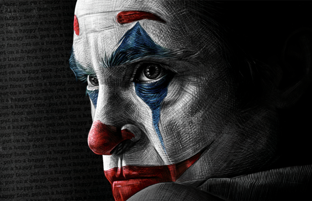 Joker Impression sur verre