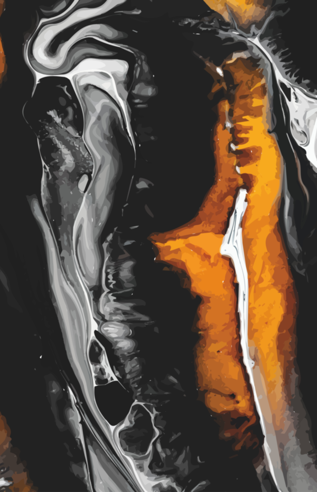 Abstract Glass Wall Art