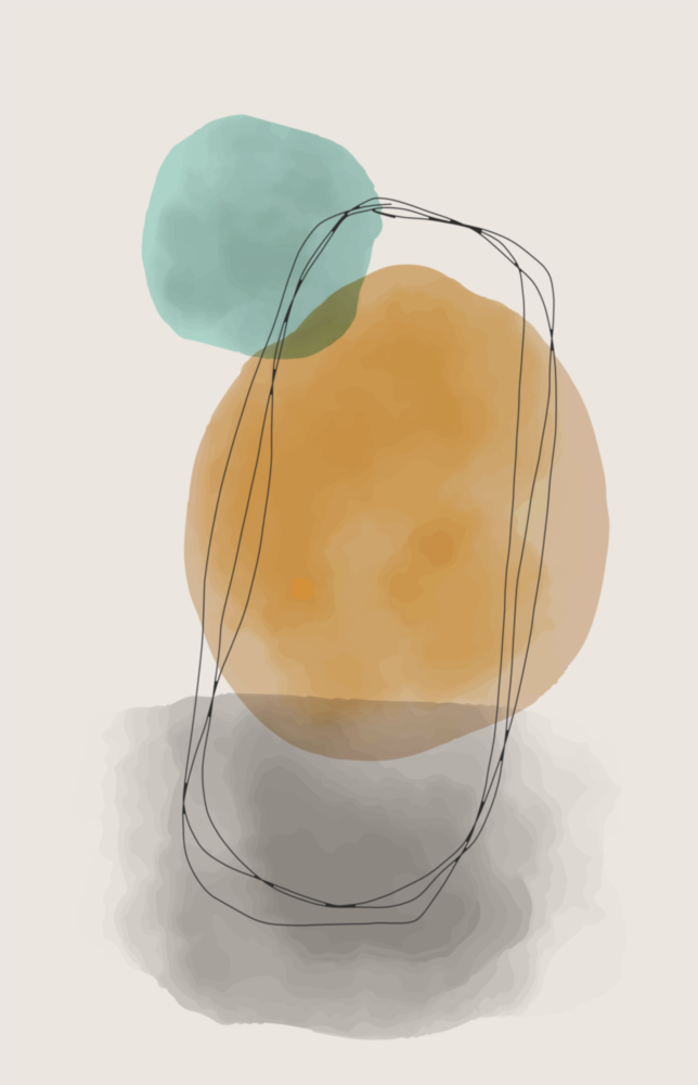 Formes abstraites Impression sur verre