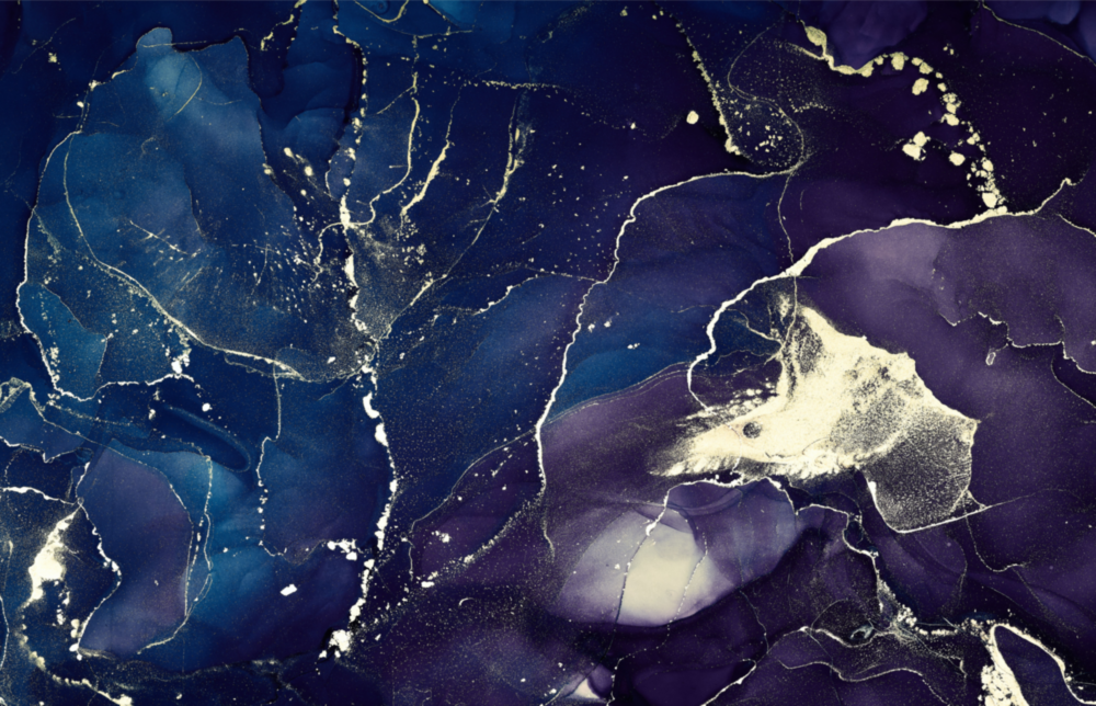 Arte della parete di vetro Profondità astratta