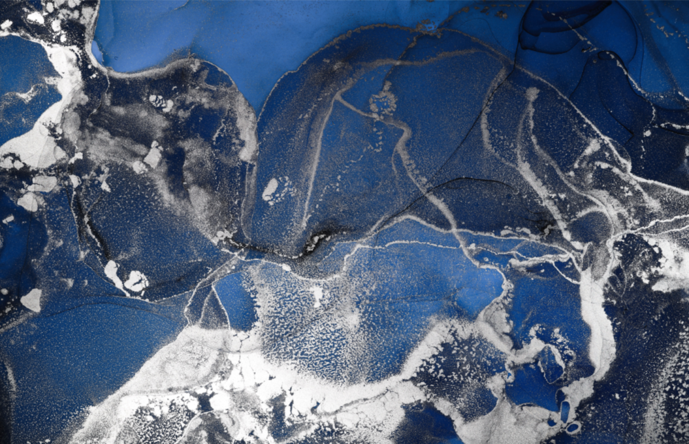 Profondeur abstraite Impression sur verre