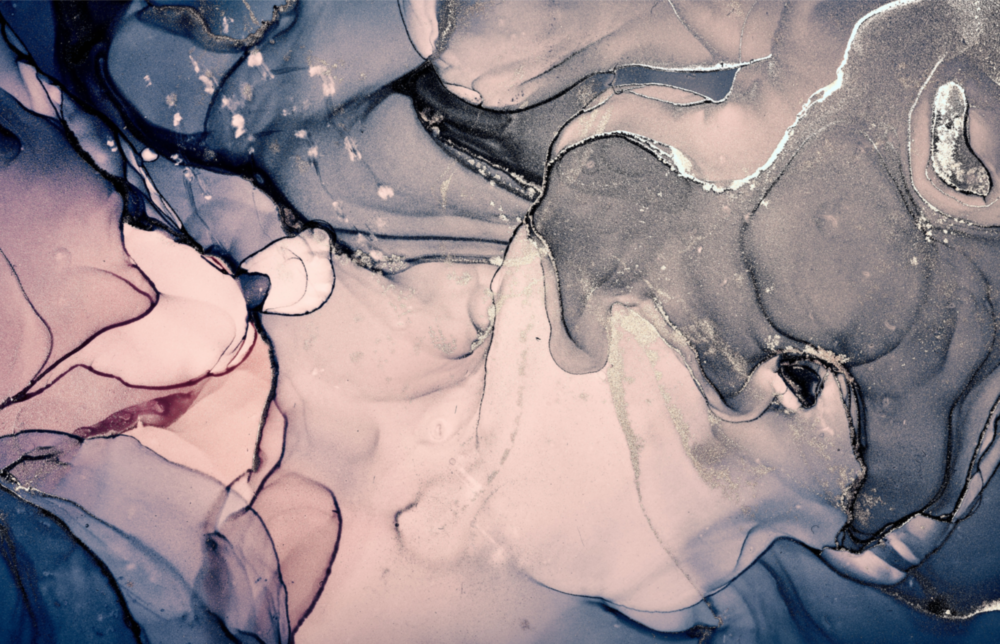 Profondeur abstraite Impression sur verre