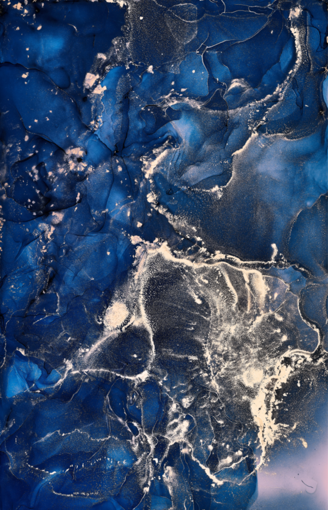 Profondeur abstraite Impression sur verre