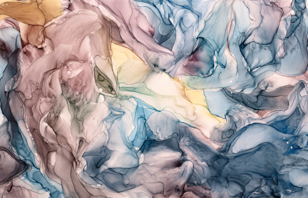 Profondeur abstraite Impression sur verre