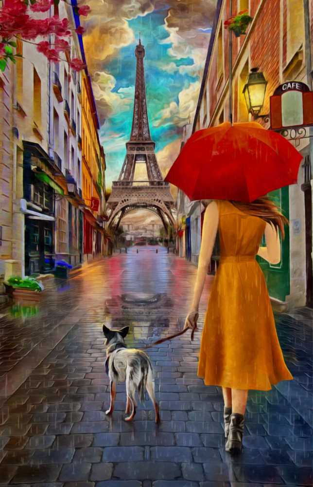 Paris Impression sur verre