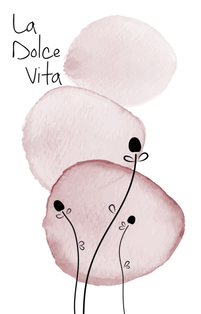 La Dolce Vita Impression sur verre