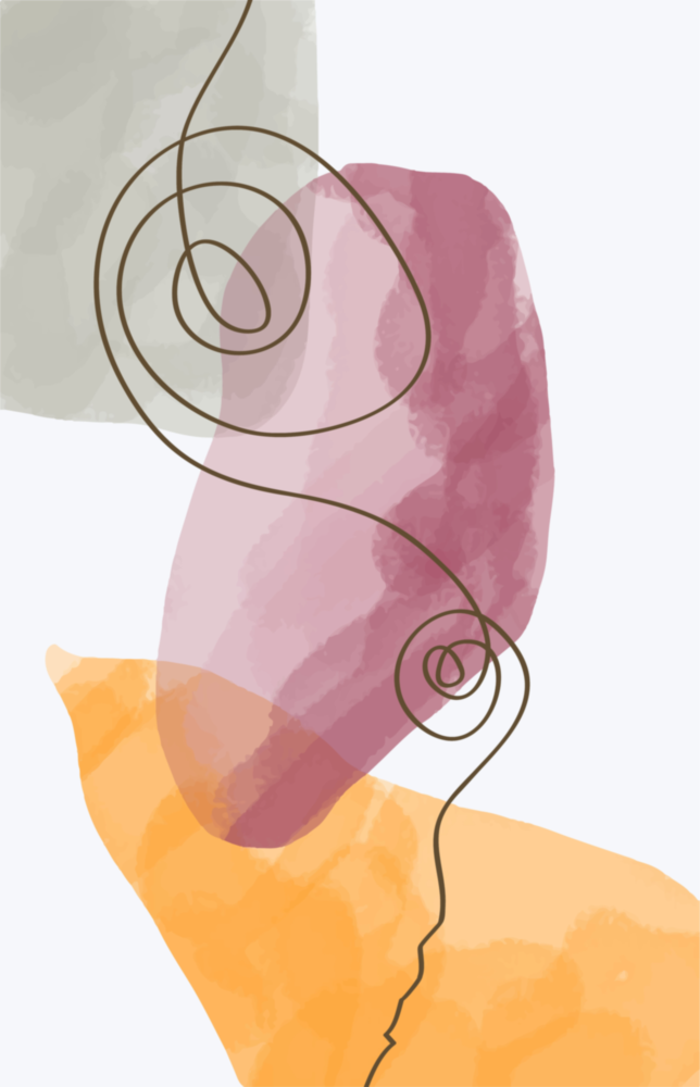 Formes abstraites Impression sur verre