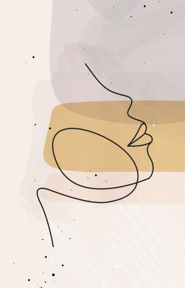 Formes abstraites Impression sur verre