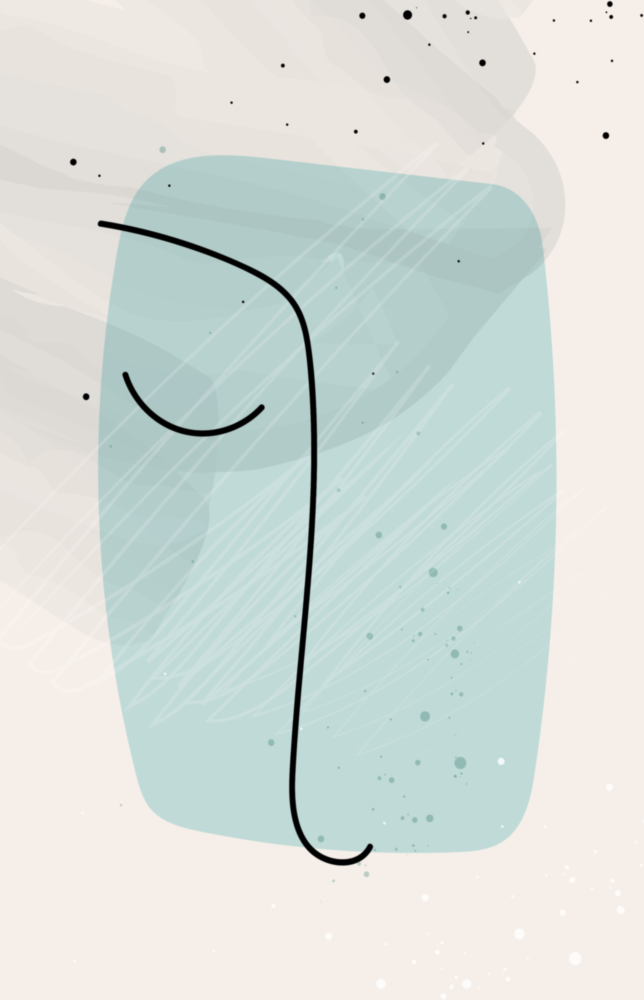 Formes abstraites Impression sur verre