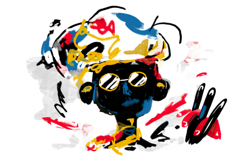 Arte della parete di vetro Pensieri