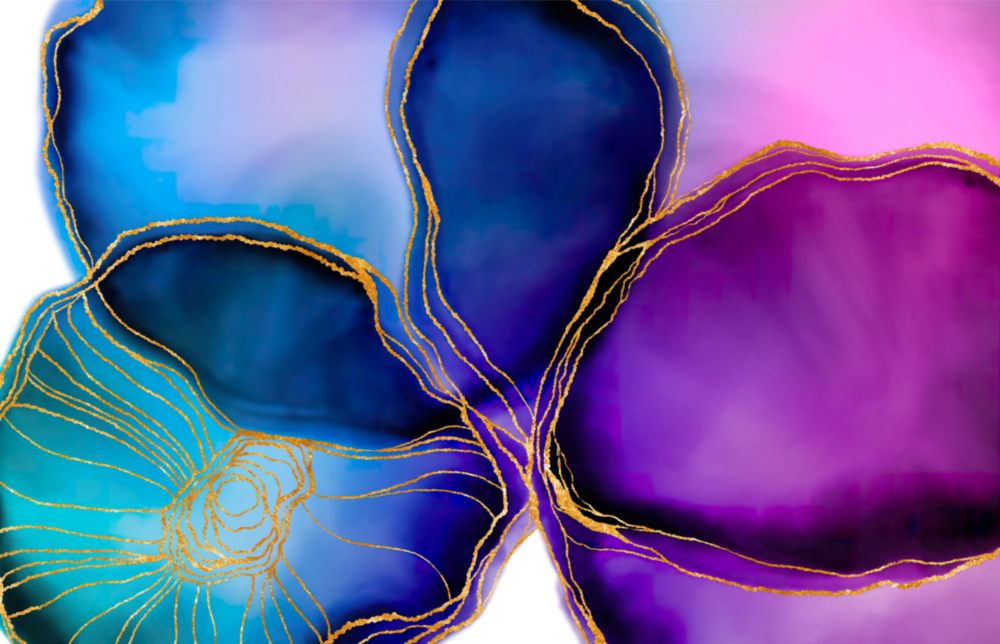 Arte della parete di vetro Forme astratte