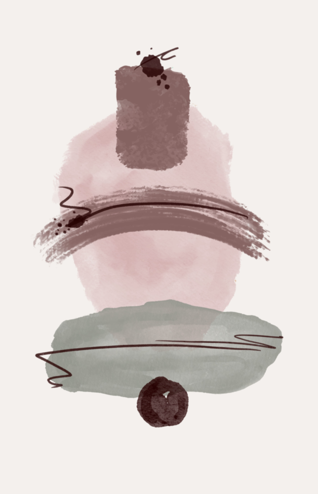 Formes abstraites Impression sur verre