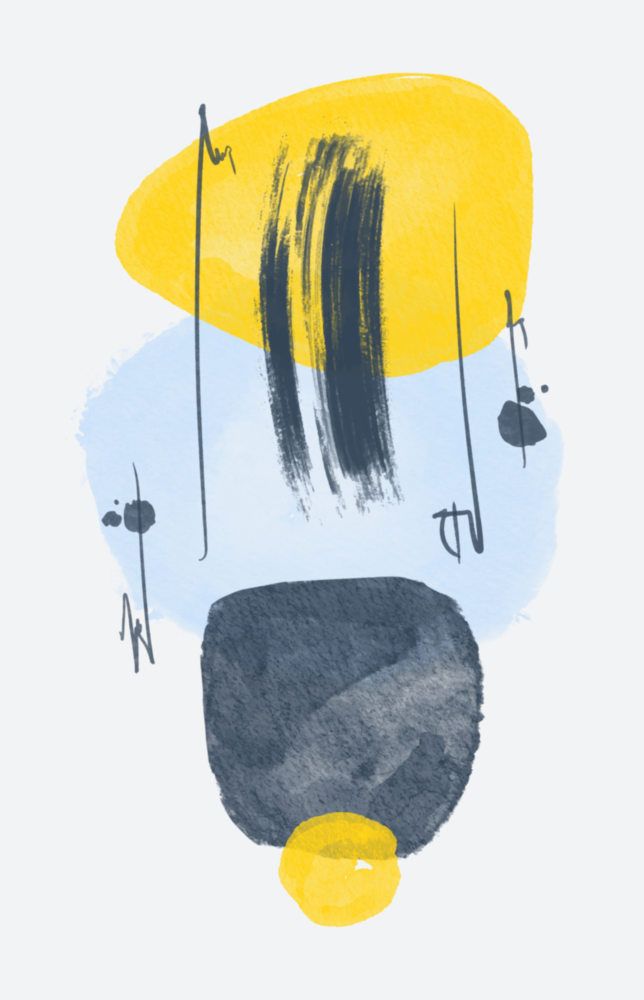 Formes abstraites Impression sur verre