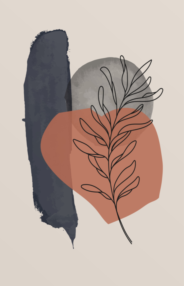 Formes abstraites Impression sur verre