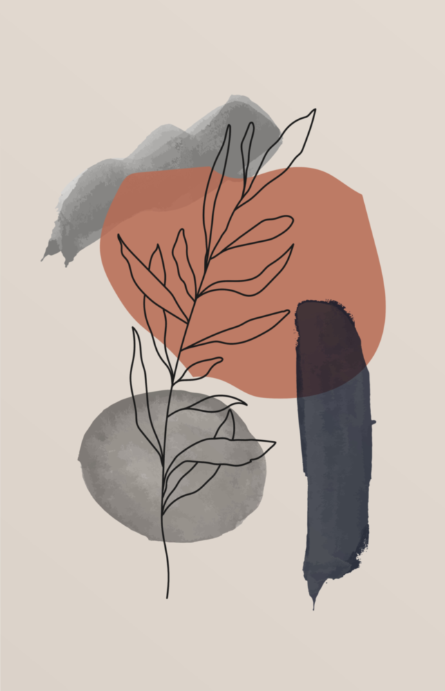 Arte della parete di vetro Forme astratte