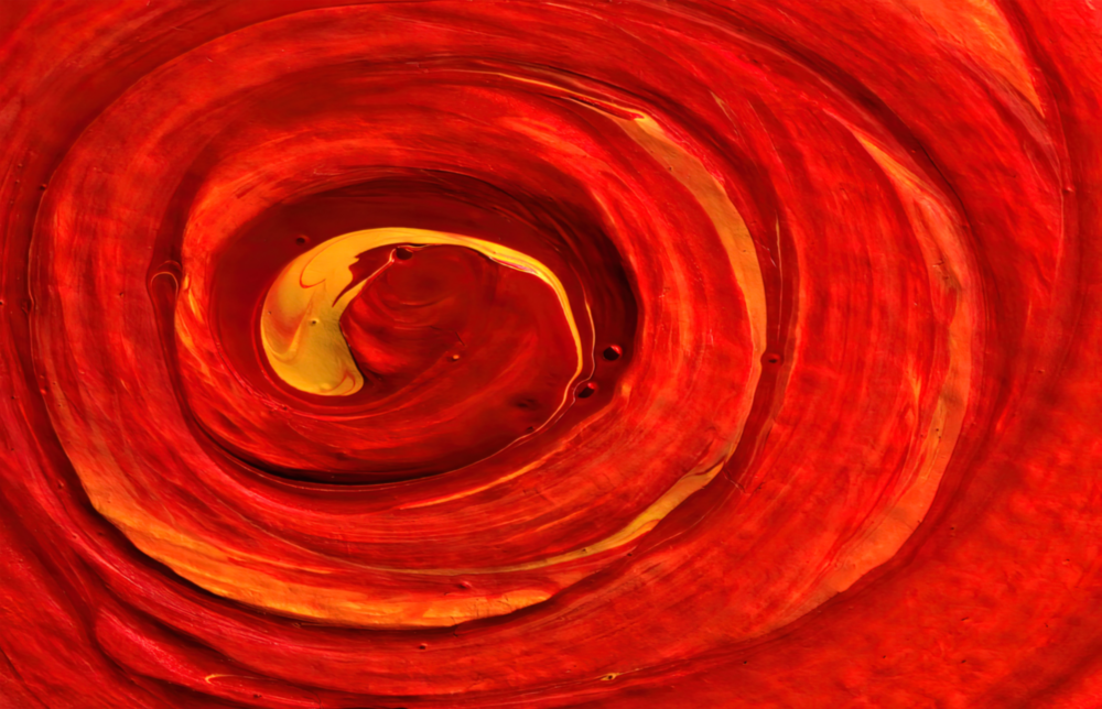 Cycle of Red Glass Wall Art