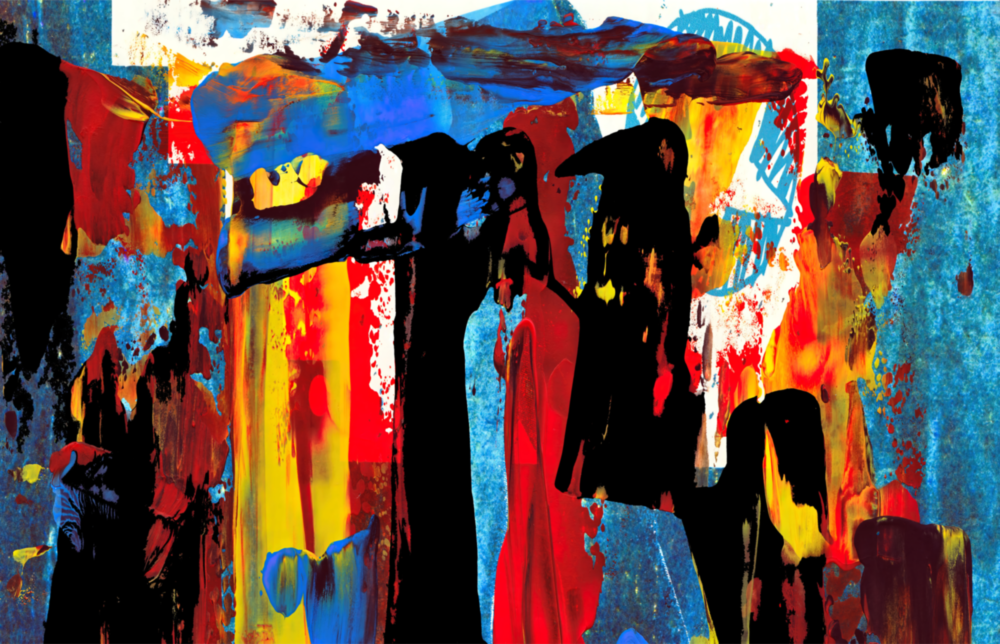 Arte della parete di vetro Astratto