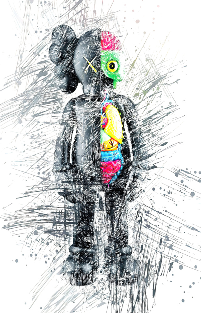 Zusammenfassung Roboter Glasbild