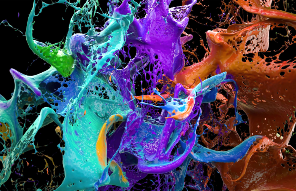 Colors Glass Wall Art