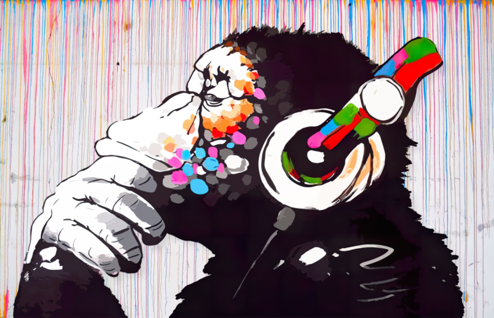 Arte della parete di vetro Musica