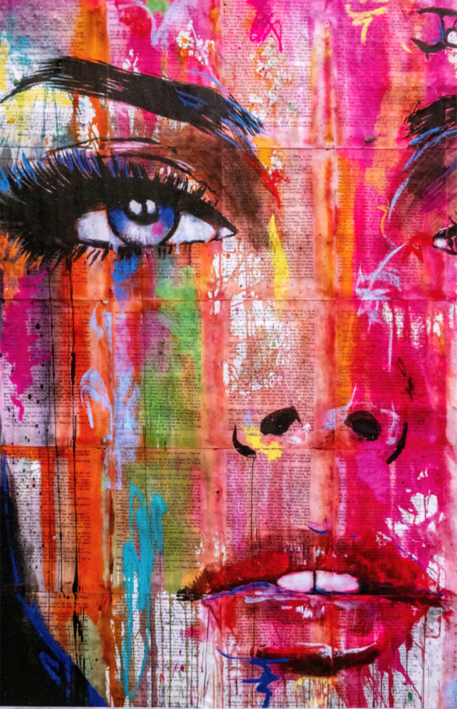 Arte della parete di vetro Da donna