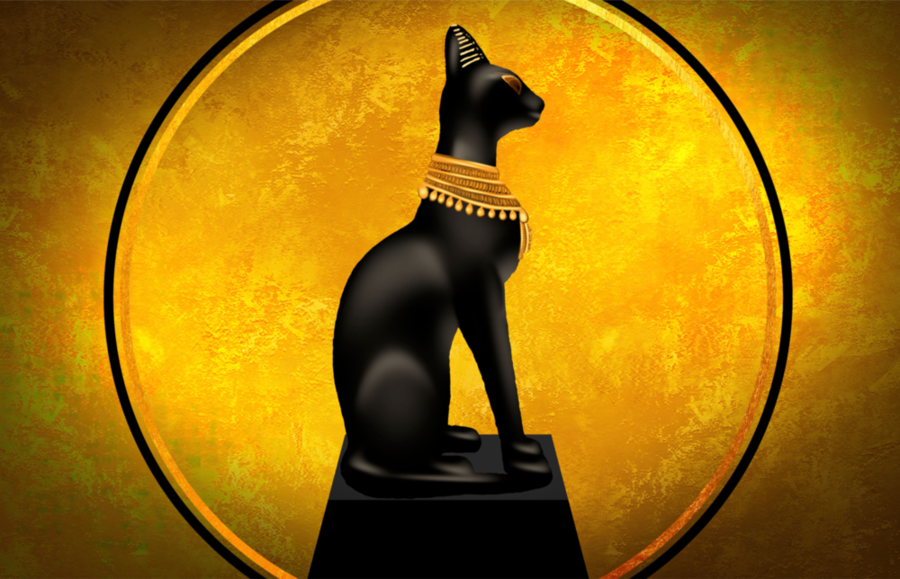 Arte della parete di vetro Gatto