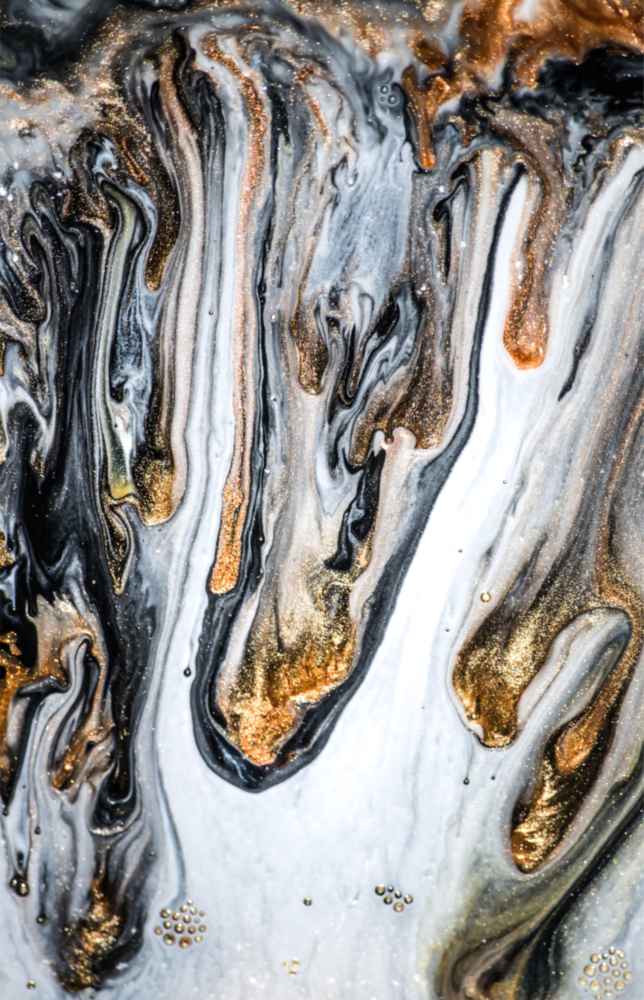 Art abstrait sur verre