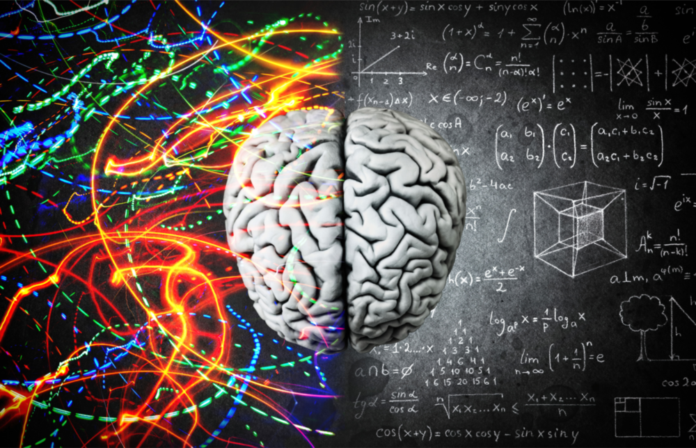 Arte della parete di vetro Cervello
