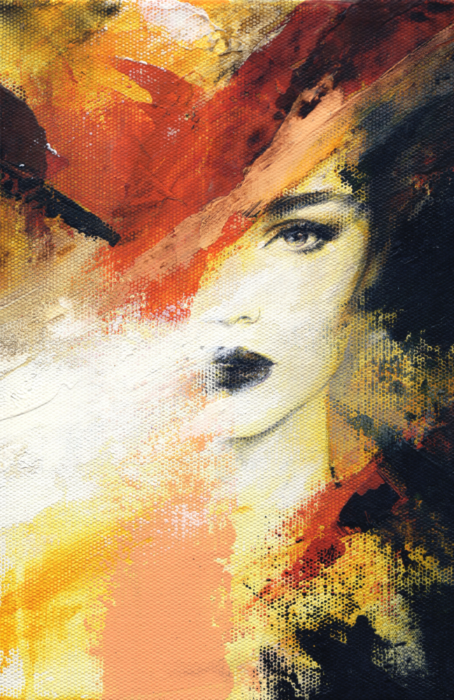 Arte della parete di vetro Da donna