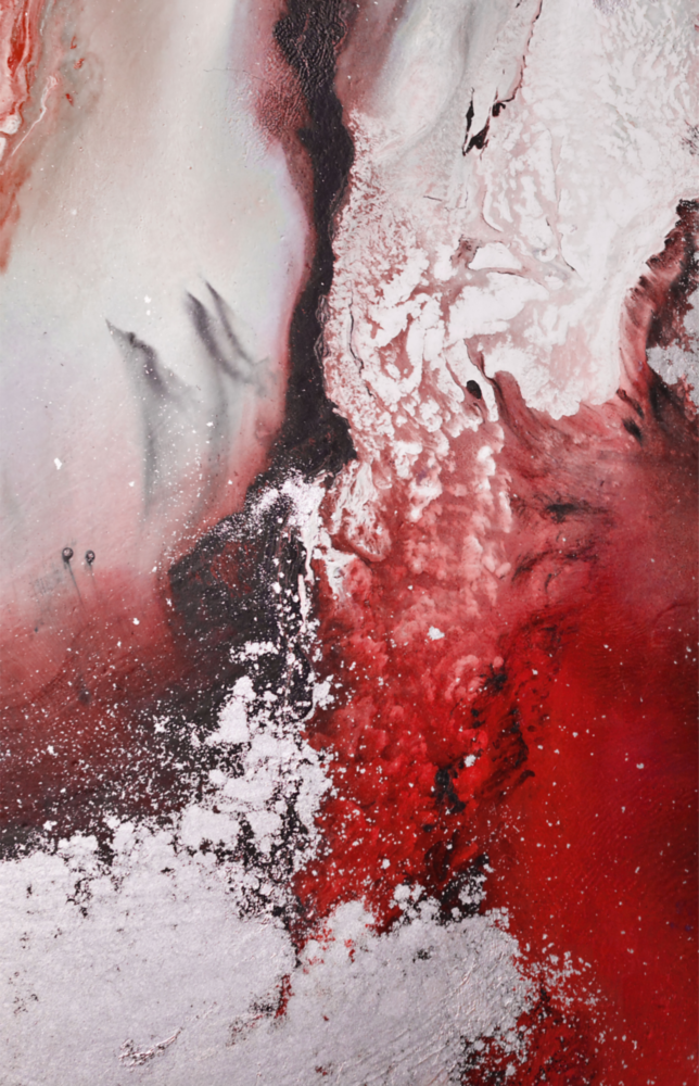 Couleurs d'abstraction Impression sur verre