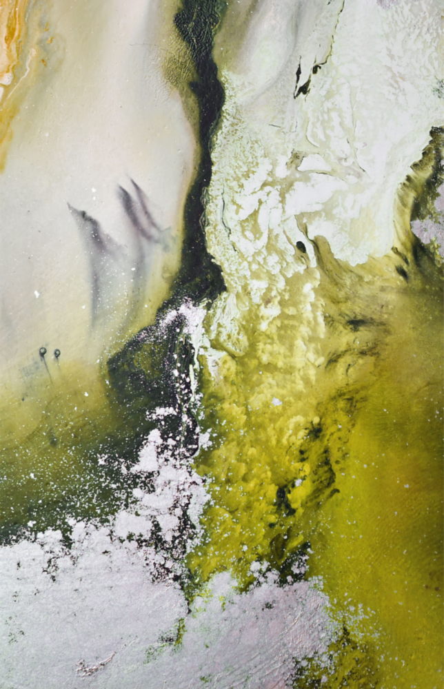 Colors of Abstraction Glass Wall Art