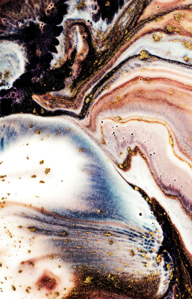 Art abstrait sur verre