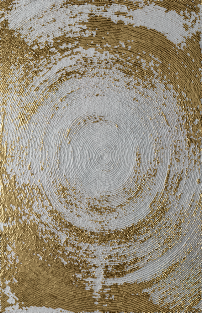 Abstract Loop Glass Wall Art