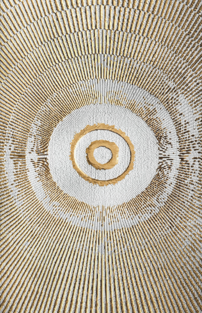 Boucle abstraite Impression sur verre