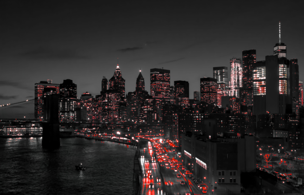 Gotham City Impression sur verre