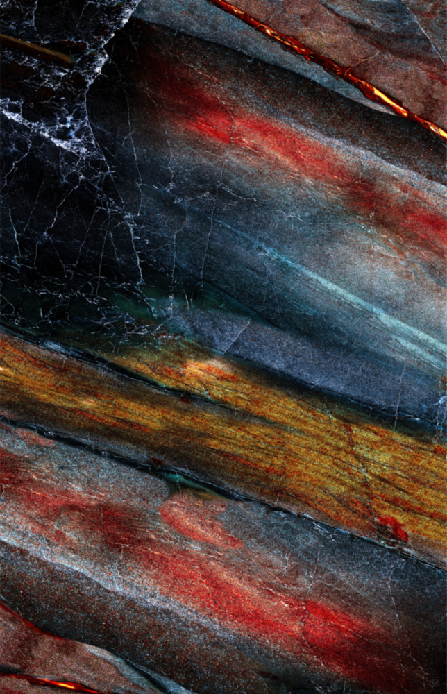 Abstract Glass Wall Art