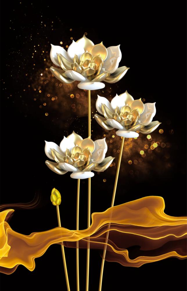 Fleurs Impression sur verre