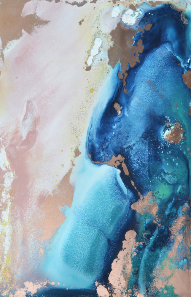 Abstraction Impression sur verre