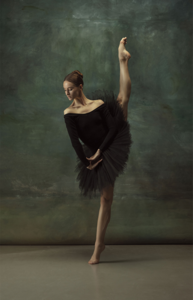 Arte della parete di vetro Ballerina