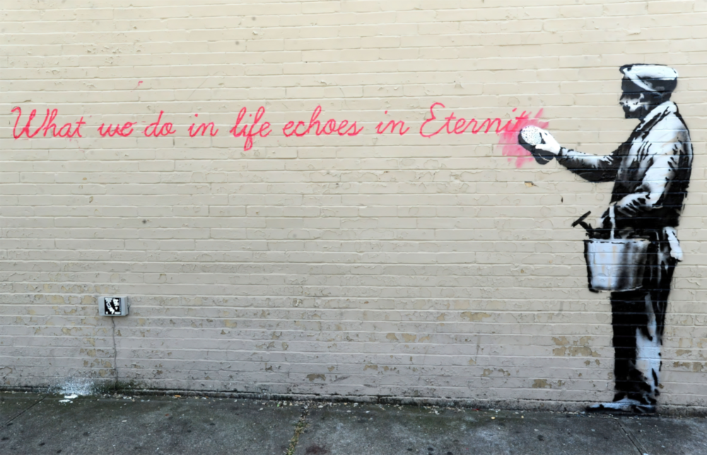 Ce que nous faisons dans la vie Impression sur verre