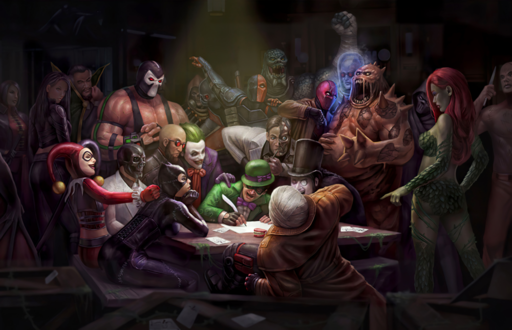 Letter to Batman Glass Art