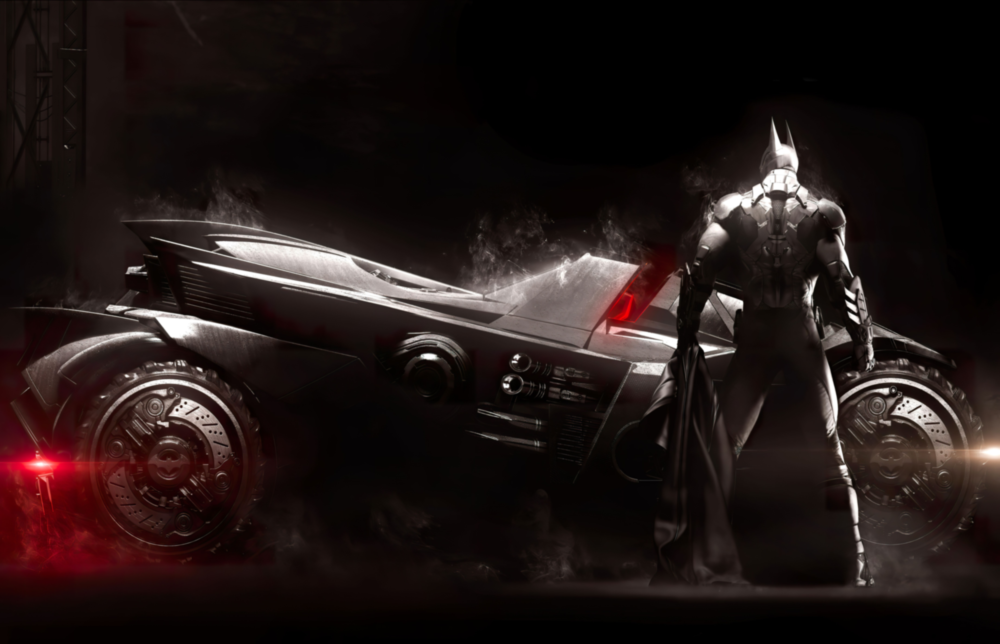 Arte della parete di vetro Batmobile