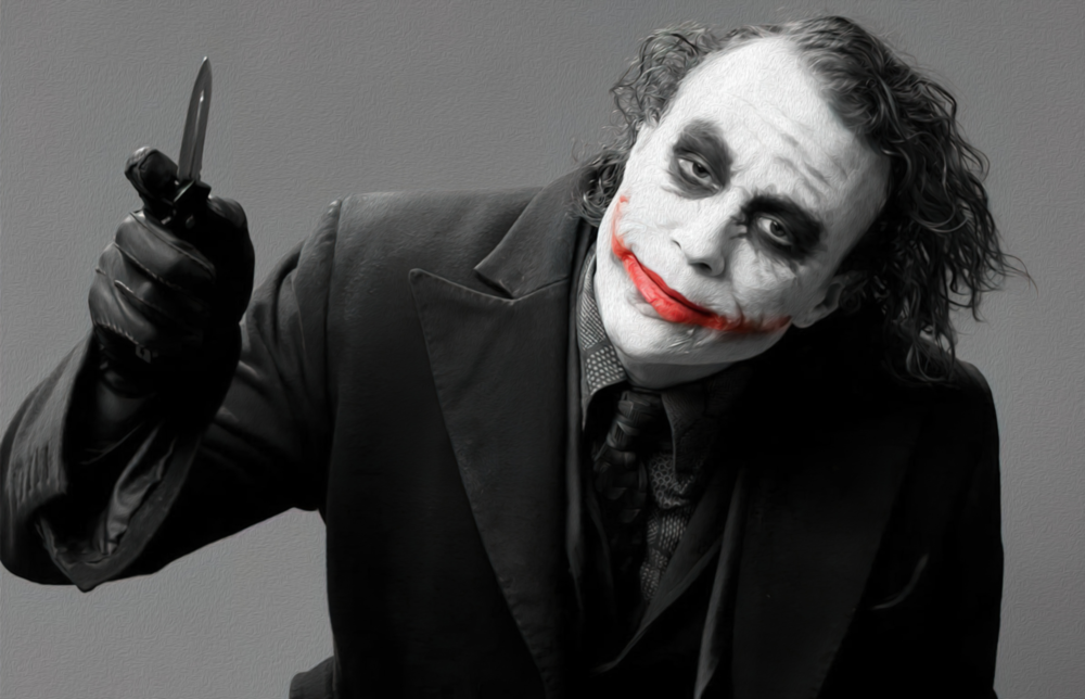 Arte della parete di vetro Burlone