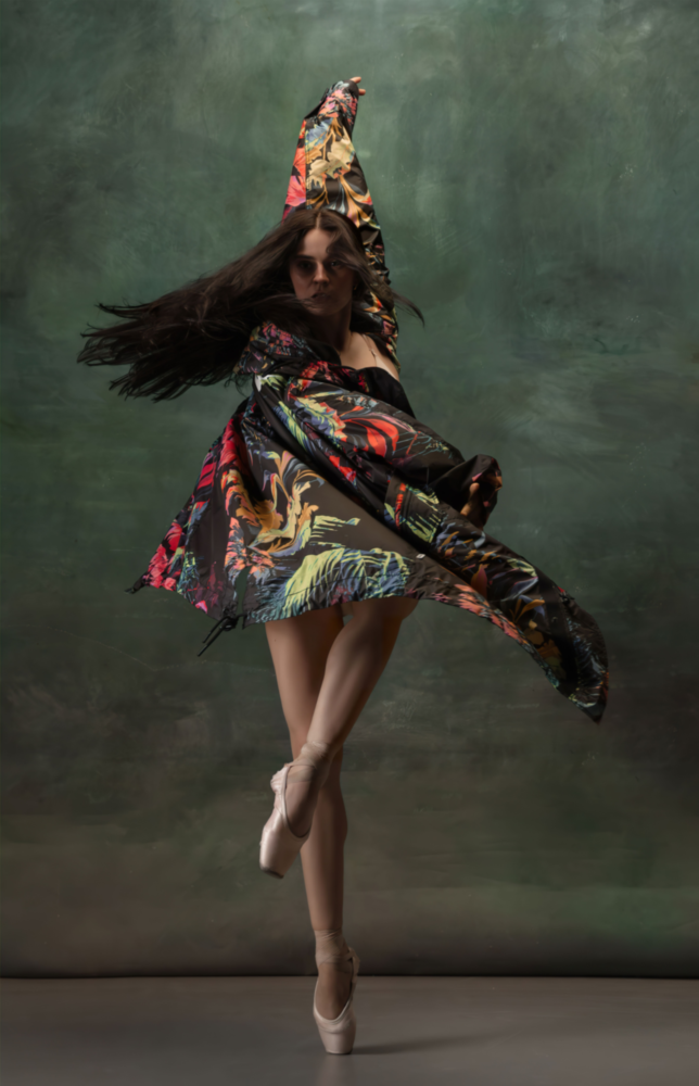 Ballerine Impression sur verre