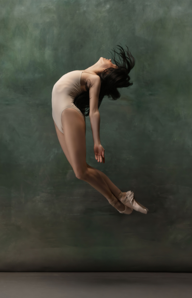 Arte della parete di vetro Ballerina