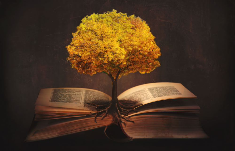 Arte della parete di vetro Albero nella mia mente