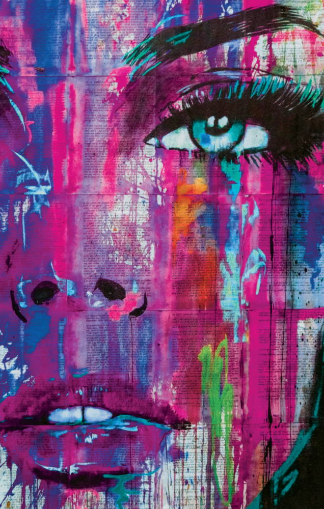 Woman Eye Glass Wall Art